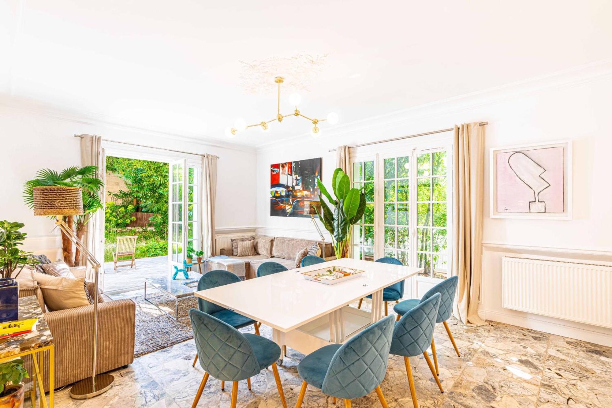 Grand & Classy Apartment With Private Garden, Villa Des Ammonites Meudon Exterior foto